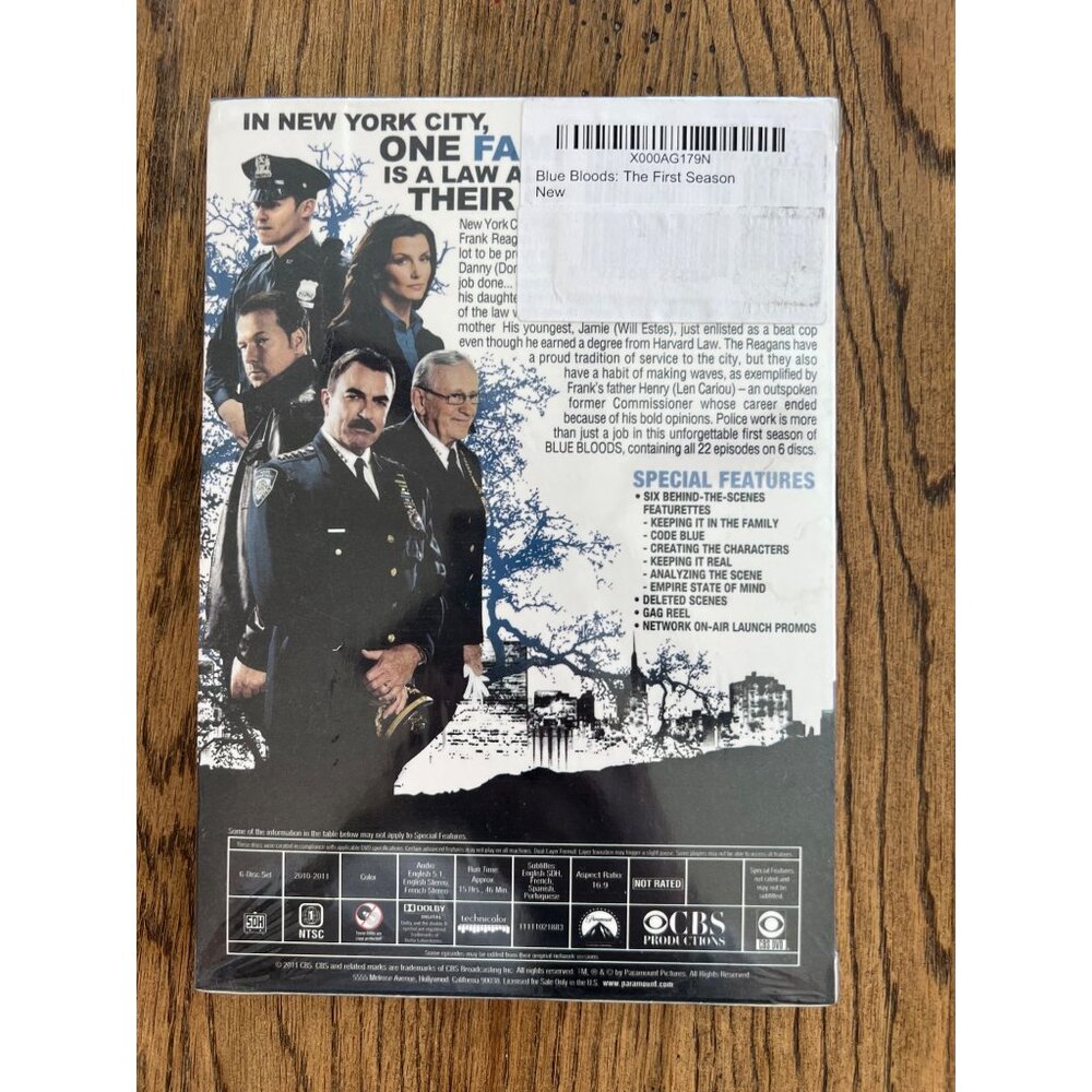 Blue Bloods: The First Season DVD New Drama Series TV Show NEW Sealed